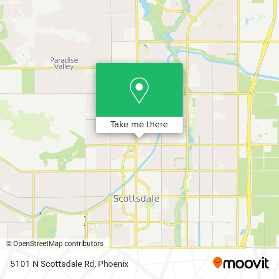 5101 N Scottsdale Rd map