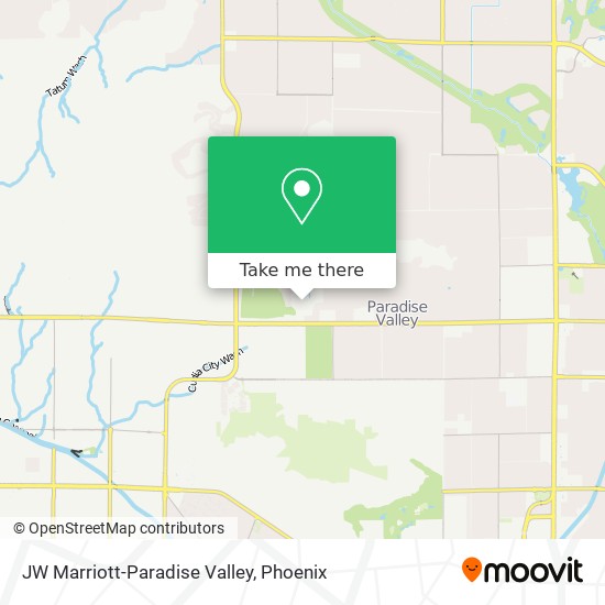 JW Marriott-Paradise Valley map