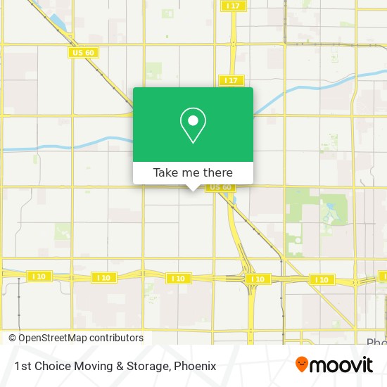 1st Choice Moving & Storage map