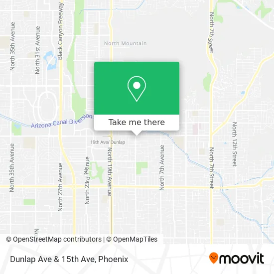 Dunlap Ave & 15th Ave map