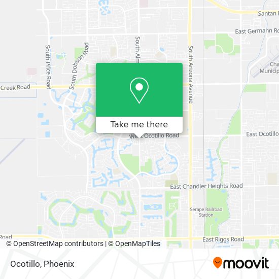 Ocotillo map