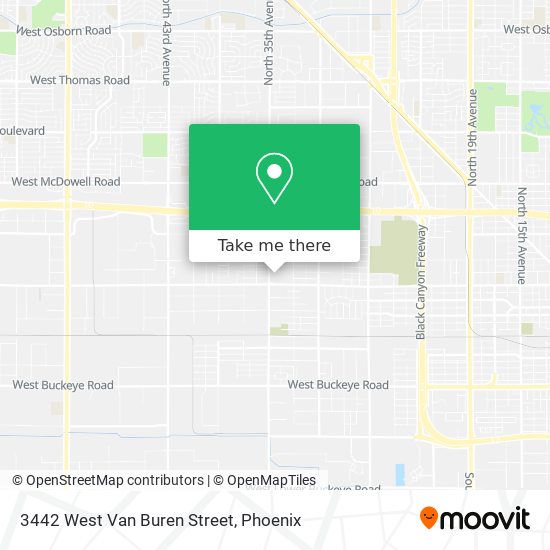 Mapa de 3442 West Van Buren Street