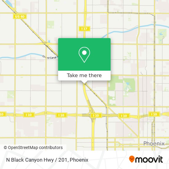 N Black Canyon Hwy / 201 map