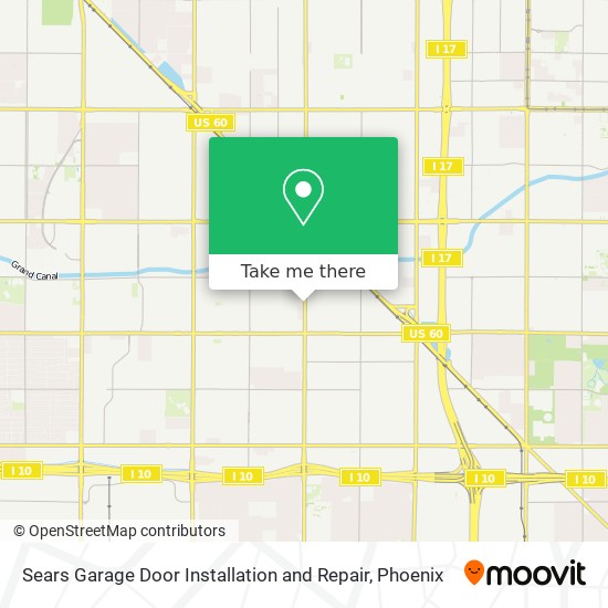 Sears Garage Door Installation and Repair map