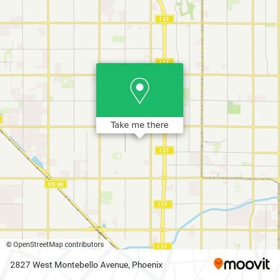 Mapa de 2827 West Montebello Avenue