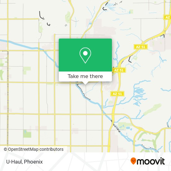 U-Haul map