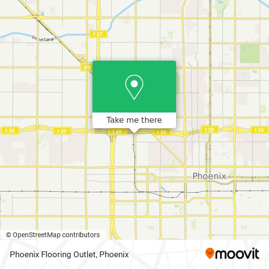 Mapa de Phoenix Flooring Outlet