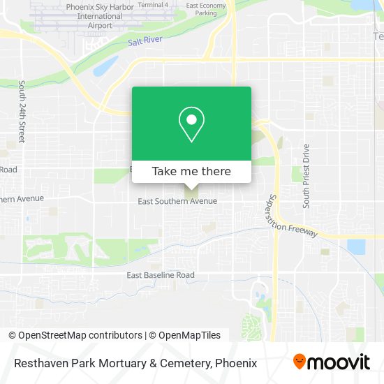 Resthaven Park Mortuary & Cemetery map