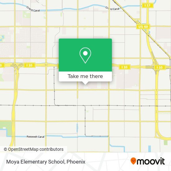 Mapa de Moya Elementary School