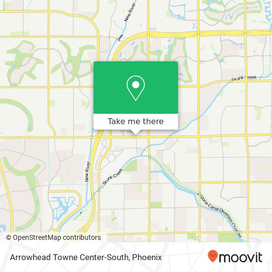 Arrowhead Towne Center-South map