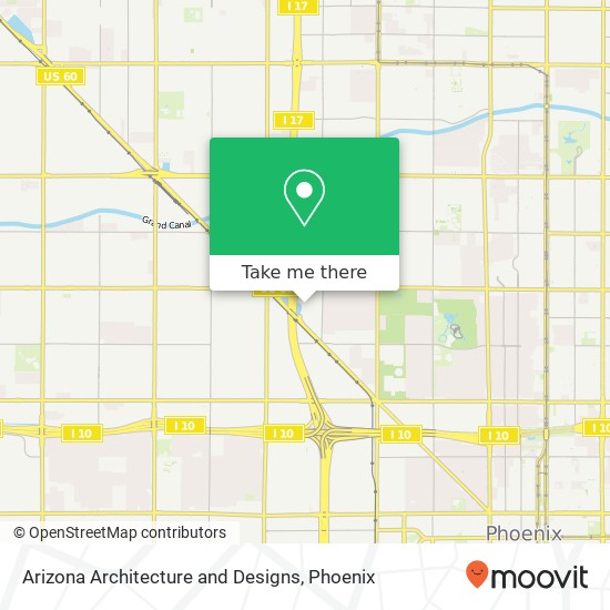 Arizona Architecture and Designs map