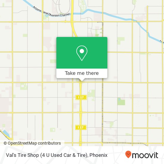 Mapa de Val's Tire Shop (4 U Used Car & Tire)