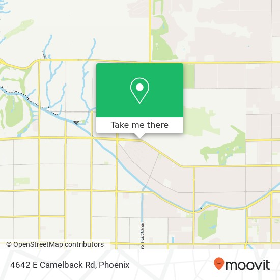 4642 E Camelback Rd map