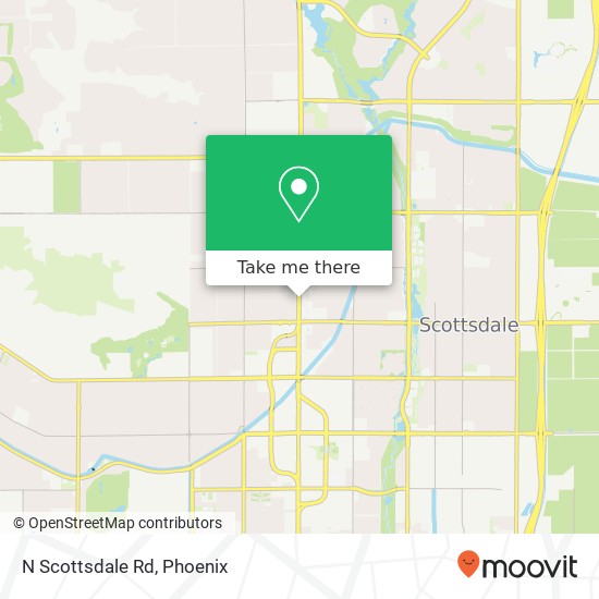 Mapa de N Scottsdale Rd