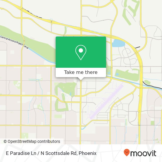 E Paradise Ln / N Scottsdale Rd map
