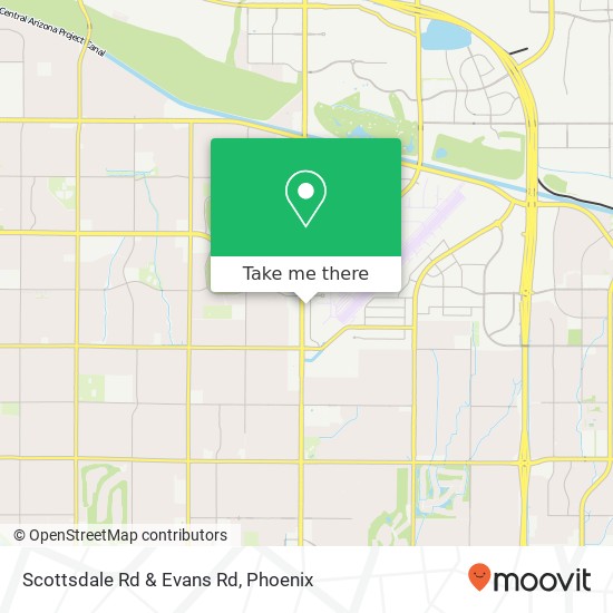 Mapa de Scottsdale Rd & Evans Rd