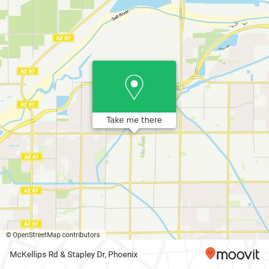 McKellips Rd & Stapley Dr map