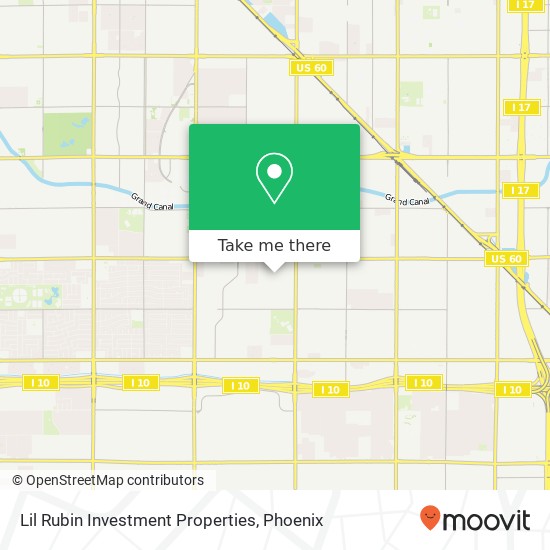 Lil Rubin Investment Properties map