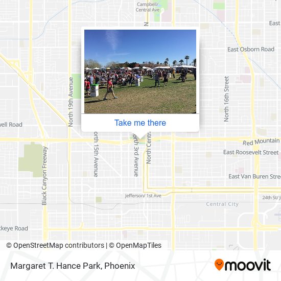 Mapa de Margaret T. Hance Park