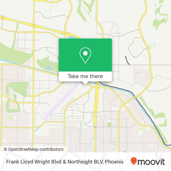 Frank Lloyd Wright Blvd & Northsight BLV map
