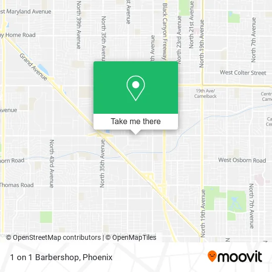1 on 1 Barbershop map
