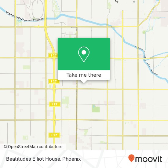 Beatitudes Elliot House map