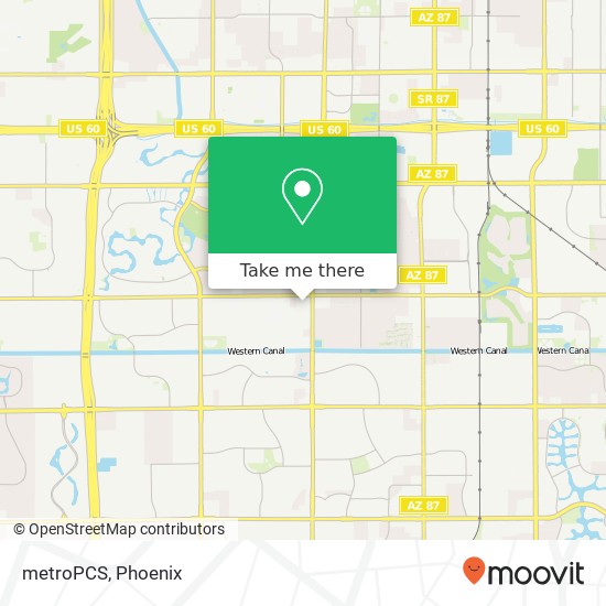 metroPCS map