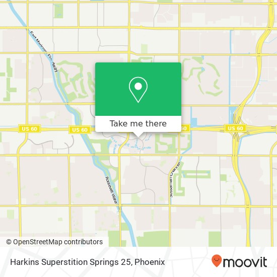 Harkins Superstition Springs 25 map