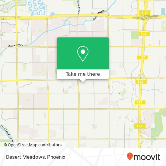 Desert Meadows map