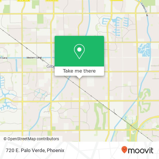 720 E. Palo Verde map