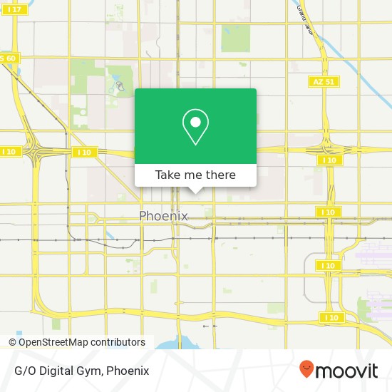 G/O Digital Gym map