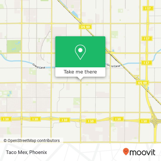 Mapa de Taco Mex