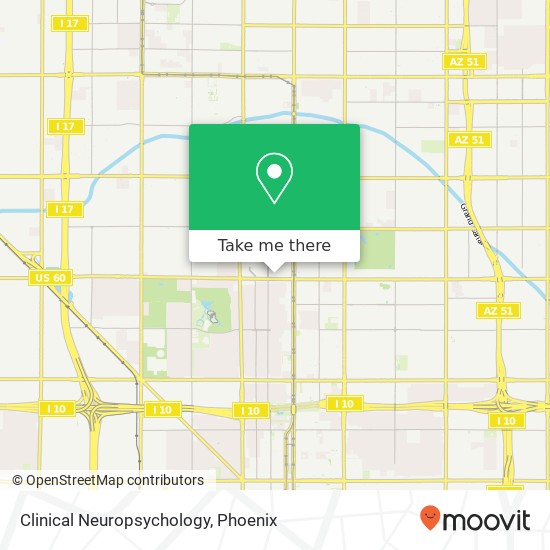 Clinical Neuropsychology map