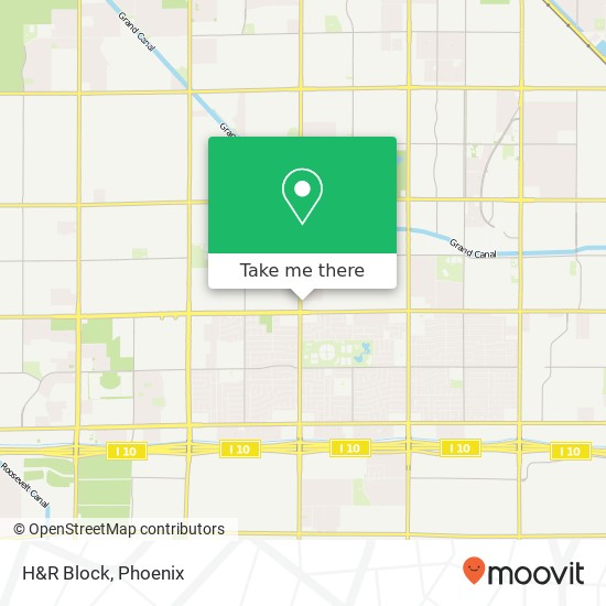 H&R Block map