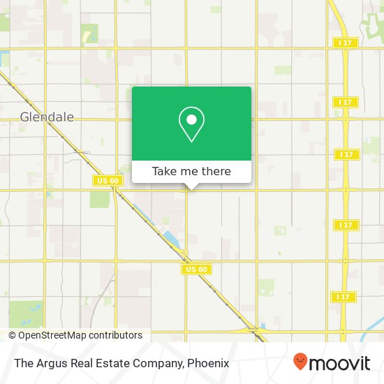 The Argus Real Estate Company map