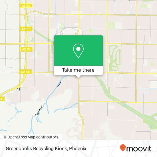 Mapa de Greenopolis Recycling Kiosk