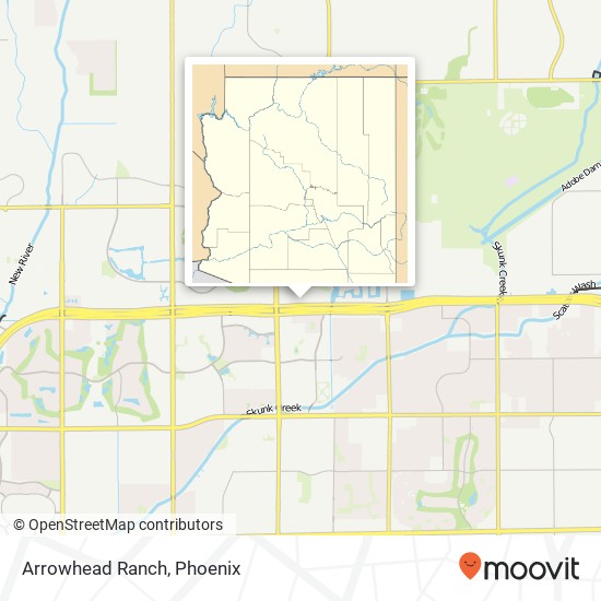 Arrowhead Ranch map