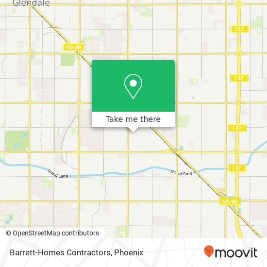 Barrett-Homes Contractors map