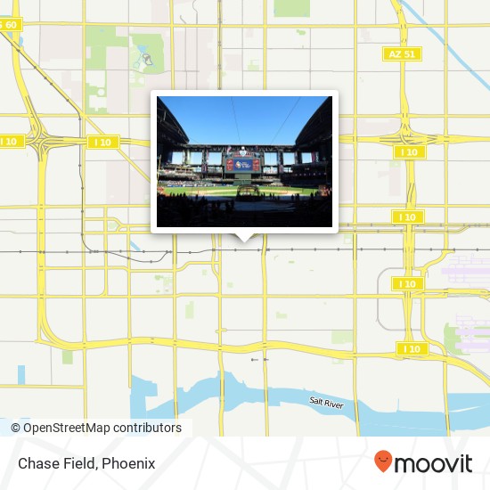 Mapa de Chase Field