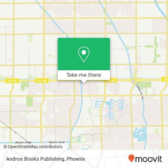 Andros Books Publishing map