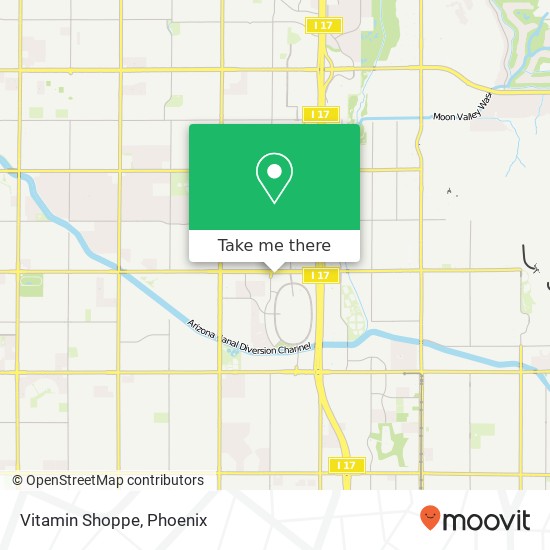 Mapa de Vitamin Shoppe