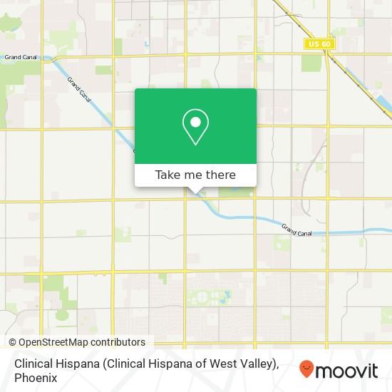 Clinical Hispana (Clinical Hispana of West Valley) map