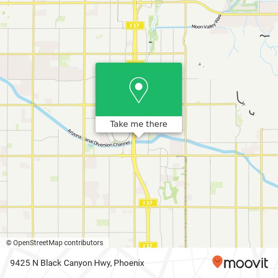 9425 N Black Canyon Hwy map