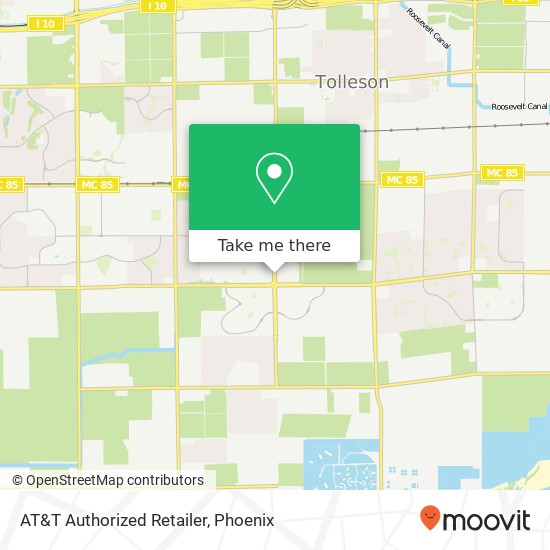 Mapa de AT&T Authorized Retailer