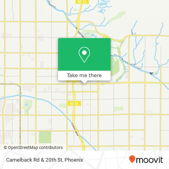 Camelback Rd & 20th St map