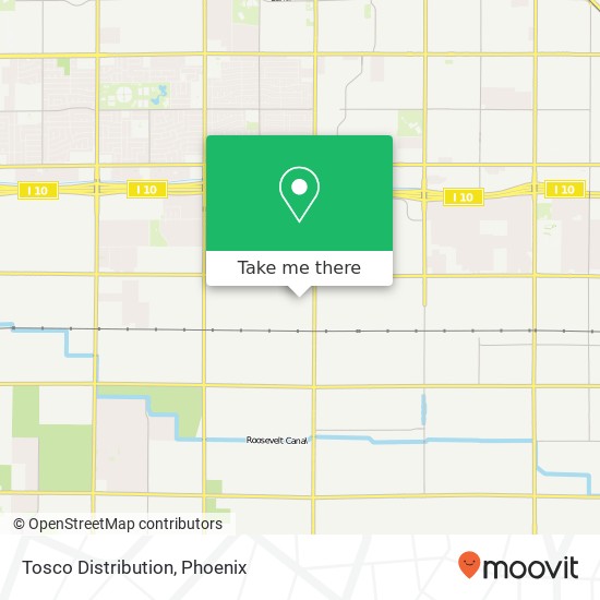 Tosco Distribution map