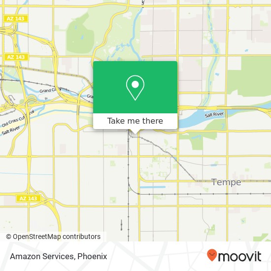 Mapa de Amazon Services