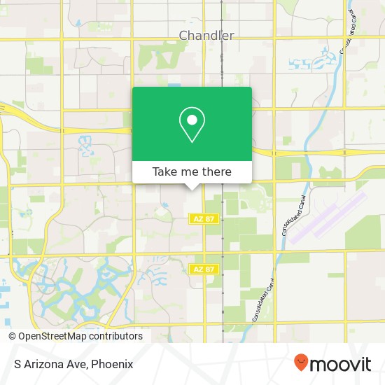 Mapa de S Arizona Ave