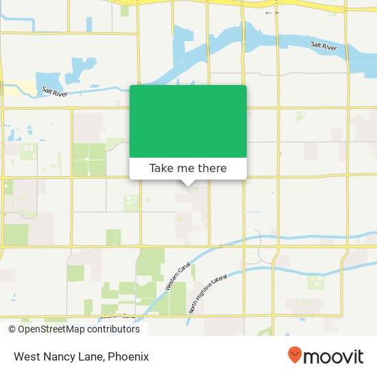 West Nancy Lane map