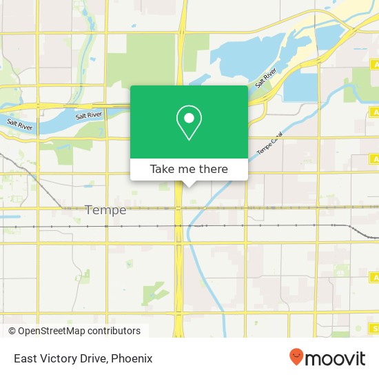 East Victory Drive map